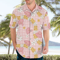 Hawaii Anthurium Tiare Pikake Lei Hawaiian Shirt Akala Lauhala Art Pattern LT01 - Polynesian Pride