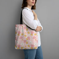 Hawaii Anthurium Tiare Pikake Lei Tote Bag Akala Lauhala Art Pattern LT01 - Polynesian Pride