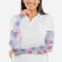 Hawaii Anthurium Tiare Pikake Lei Arm Sleeves Poni Lauhala Art Pattern LT01 - Polynesian Pride