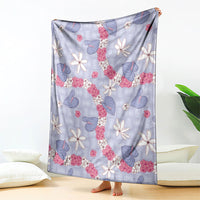 Hawaii Anthurium Tiare Pikake Lei Blanket Poni Lauhala Art Pattern LT01 - Polynesian Pride
