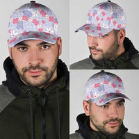 Hawaii Anthurium Tiare Pikake Lei Classic Cap Poni Lauhala Art Pattern LT01 - Polynesian Pride