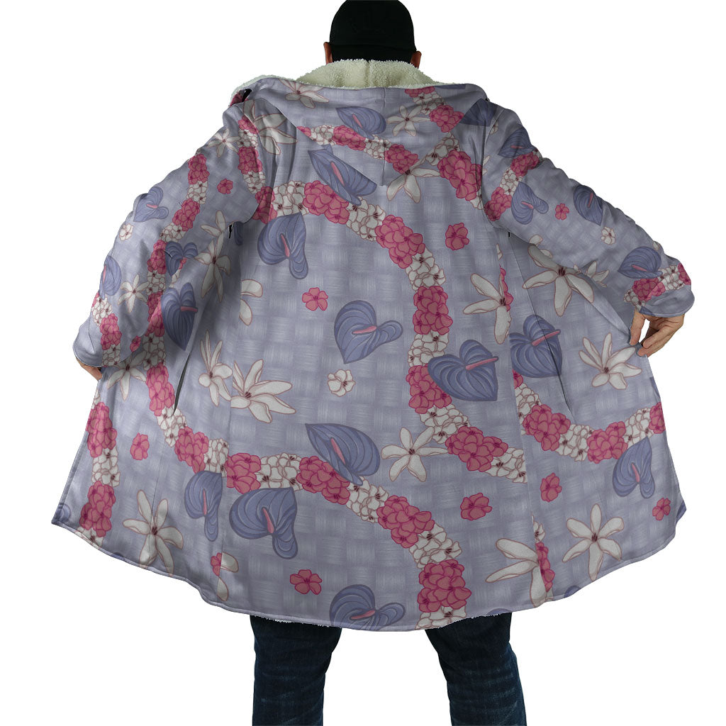 Hawaii Anthurium Tiare Pikake Lei Cloak Poni Lauhala Art Pattern