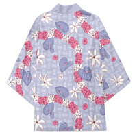 Hawaii Anthurium Tiare Pikake Lei Kimono Poni Lauhala Art Pattern LT01 - Polynesian Pride