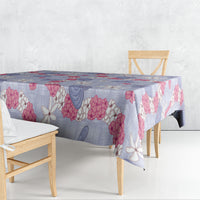 Hawaii Anthurium Tiare Pikake Lei Tablecloth Poni Lauhala Art Pattern LT01 - Polynesian Pride