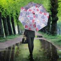 Hawaii Anthurium Tiare Pikake Lei Umbrella Poni Lauhala Art Pattern LT01 - Polynesian Pride