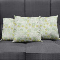 Hawaii Anthurium Tiare Pikake Lei Pillow Cover Sage Green Lauhala Art Pattern LT01 - Polynesian Pride