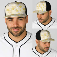 Hawaii Anthurium Tiare Pikake Lei Baseball Net Cap Melemele Lauhala Art Pattern