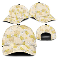 Hawaii Anthurium Tiare Pikake Lei Classic Cap Melemele Lauhala Art Pattern LT01 - Polynesian Pride