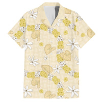 Hawaii Anthurium Tiare Pikake Lei Hawaiian Shirt Melemele Lauhala Art Pattern