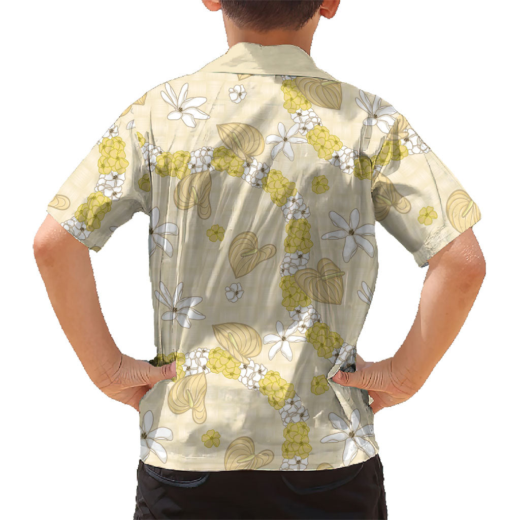 Hawaii Anthurium Tiare Pikake Lei Hawaiian Shirt Melemele Lauhala Art Pattern