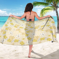 Hawaii Anthurium Tiare Pikake Lei Sarong Melemele Lauhala Art Pattern LT01 - Polynesian Pride