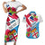 Fiji Day Couples Matching Short Sleeve Bodycon Dress and Hawaiian Shirt Fijian Hibiscus Special Version LT01 White - Polynesian Pride