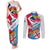 Fiji Day Couples Matching Tank Maxi Dress and Long Sleeve Button Shirts Fijian Hibiscus Special Version LT01 White - Polynesian Pride