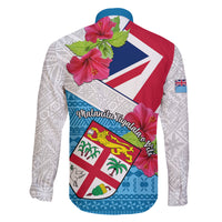 Fiji Day Family Matching Tank Maxi Dress and Hawaiian Shirt Fijian Hibiscus Special Version LT01 - Polynesian Pride