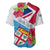 Personalised Fiji Day Baseball Jersey Fijian Hibiscus Special Version LT01 - Polynesian Pride