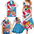 Personalised Fiji Day Family Matching Summer Maxi Dress and Hawaiian Shirt Fijian Hibiscus Special Version LT01 - Polynesian Pride