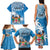 Fiji Family Matching Tank Maxi Dress and Hawaiian Shirt Bula Fijian Tapa Pattern LT01 - Polynesian Pride