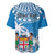 Personalised Fiji Baseball Jersey Bula Fijian Tapa Pattern LT01 - Polynesian Pride