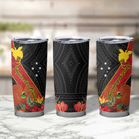 Papua New Guinea Tumbler Cup Bird Of Paradise With Tropical Flower LT01 - Polynesian Pride