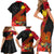 Personalised Papua New Guinea Family Matching Short Sleeve Bodycon Dress and Hawaiian Shirt Bird Of Paradise With Tropical Flower LT01 - Polynesian Pride