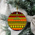 Hawaii Christmas Ceramic Ornament Hawaiian Quilt Pattern Reggae Version LT01 - Polynesian Pride