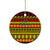 Hawaii Christmas Ceramic Ornament Hawaiian Quilt Pattern Reggae Version LT01 - Polynesian Pride