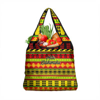 Custom Hawaii Christmas Grocery Bag Hawaiian Quilt Pattern Reggae Version