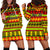 Custom Hawaii Christmas Hoodie Dress Hawaiian Quilt Pattern Reggae Version LT01 - Polynesian Pride