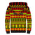 Custom Hawaii Christmas Sherpa Hoodie Hawaiian Quilt Pattern Reggae Version LT01 - Polynesian Pride