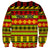 Custom Hawaii Christmas Sweatshirt Hawaiian Quilt Pattern Reggae Version LT01 - Polynesian Pride