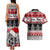 Custom New Zealand Christmas Couples Matching Tank Maxi Dress and Hawaiian Shirt Maori Meri Kirihimete Moko LT01 - Polynesian Pride