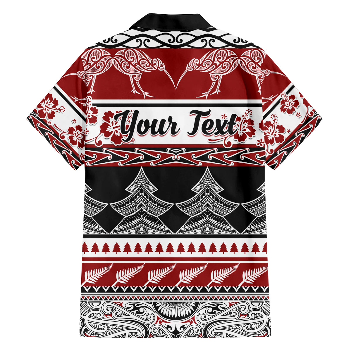 Custom New Zealand Christmas Family Matching Off Shoulder Maxi Dress and Hawaiian Shirt Maori Meri Kirihimete Moko LT01 - Polynesian Pride