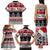 Custom New Zealand Christmas Family Matching Tank Maxi Dress and Hawaiian Shirt Maori Meri Kirihimete Moko LT01 - Polynesian Pride