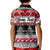 Custom New Zealand Christmas Kid Polo Shirt Maori Meri Kirihimete Moko LT01 - Polynesian Pride