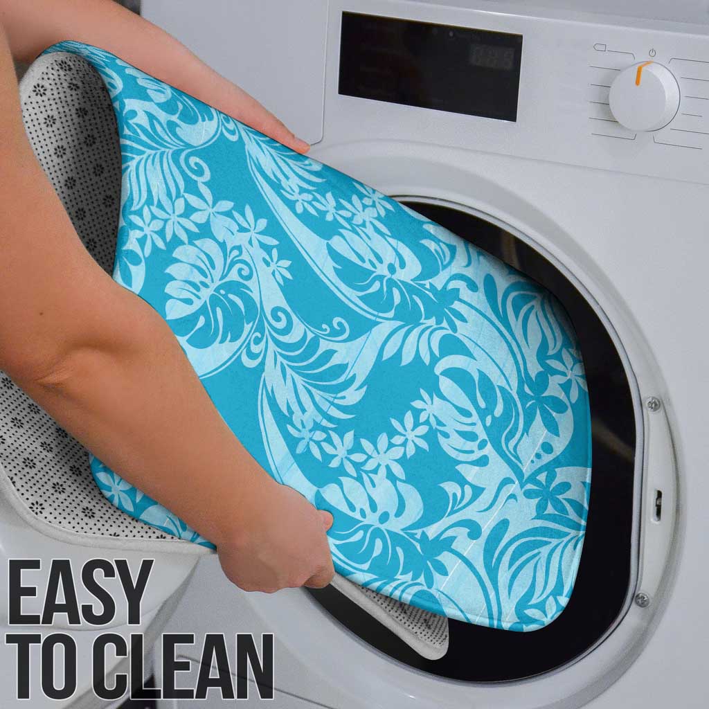 Tahiti Ninamu Tiare Floral Bathroom Set Monstera Palm Tropical Leaves - Polynesian Pride