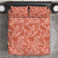 Tahiti Puatou Tiare Floral Bedding Set Monstera Palm Tropical Leaves - Polynesian Pride