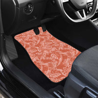 Tahiti Puatou Tiare Floral Car Mats Monstera Palm Tropical Leaves LT01 - Polynesian Pride