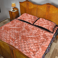 Tahiti Puatou Tiare Floral Quilt Bed Set Monstera Palm Tropical Leaves LT01 - Polynesian Pride