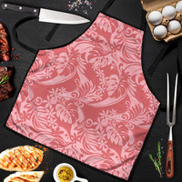 Tahiti Tarona Tiare Floral Apron Monstera Palm Tropical Leaves - Polynesian Pride