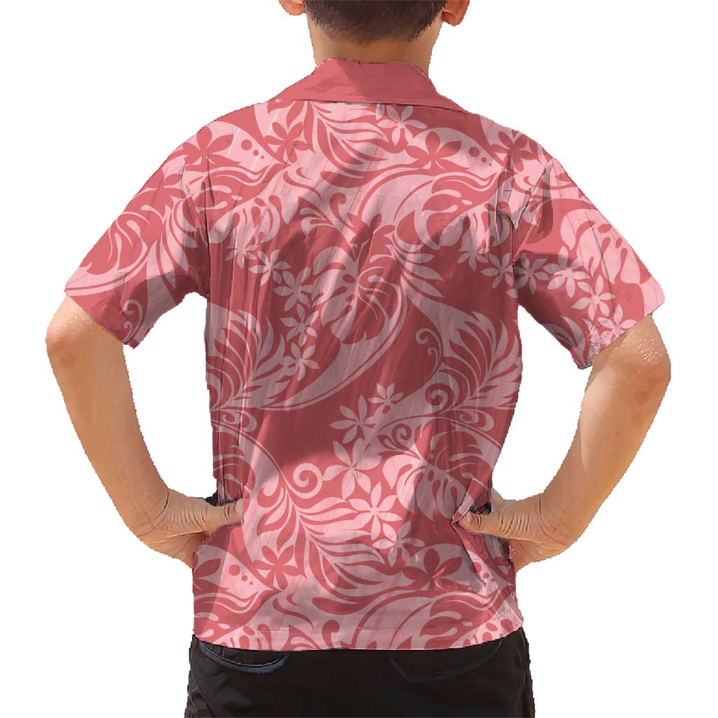 Tahiti Tarona Tiare Floral Hawaiian Shirt Monstera Palm Tropical Leaves LT01 - Polynesian Pride