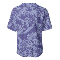 Tahiti Vareau Tiare Floral Baseball Jersey Monstera Palm Tropical Leaves LT01 - Polynesian Pride