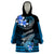 Hawaii Wearable Blanket Hoodie Polynesian Shark with Kakau Blue Version LT01 One Size Blue - Polynesian Pride