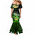 Hawaii Mermaid Dress Polynesian Shark with Kakau Green Version LT01 - Polynesian Pride