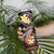 Hawaii Skinny Tumbler Polynesian Shark with Kakau Orange Version