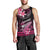 Hawaii Men Tank Top Polynesian Shark with Kakau Pink Version LT01 - Polynesian Pride