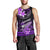 Hawaii Men Tank Top Polynesian Shark with Kakau Purple Version LT01 - Polynesian Pride