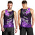 Hawaii Men Tank Top Polynesian Shark with Kakau Purple Version LT01 - Polynesian Pride