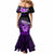 Hawaii Mermaid Dress Polynesian Shark with Kakau Purple Version LT01 - Polynesian Pride