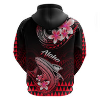 Hawaii Hoodie Polynesian Shark with Kakau Red Version LT01 - Polynesian Pride