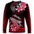 Hawaii Long Sleeve Shirt Polynesian Shark with Kakau Red Version LT01 - Polynesian Pride